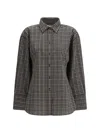 Rohe Multicolor Cotton Pattern Shirt In Green