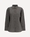 Rohe Multicolor Cotton Pattern Shirt In Black