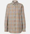 Rohe Checked Twill Shirt In Multi