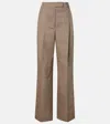Rohe Trousers In Prince Of Wales Check In Brown
