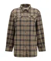 Rohe Check-patterned Pocket Shirt In Brown