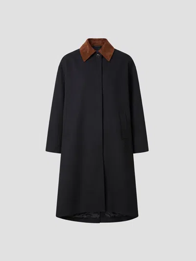 Rohe Chic Multifunctional Outerwear Jacket In Navy