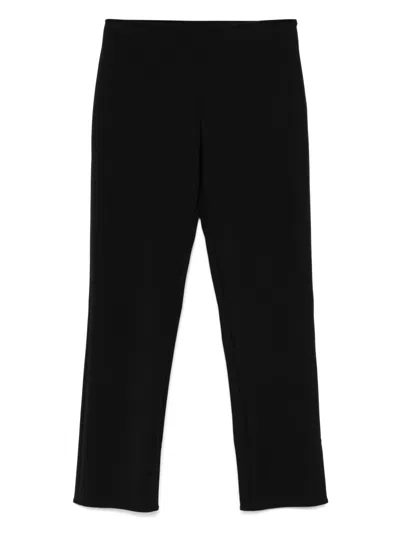 Rohe Cigarette Scuba Trousers In Black