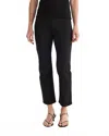 Rohe Cigarette Scuba Trousers In Black In Black