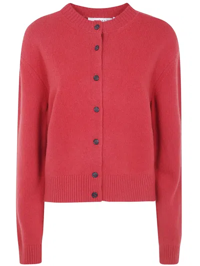 Rohe Róhe Classic Cardigan In Red