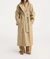 Rohe Classic Trench Coat In Khaki