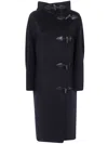 Rohe Wool Cashmere Duffel Coat In Blue