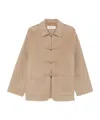 Rohe Collared Coat In Brown