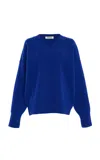 Rohe Wool-blend V-neck Sweater In Blue