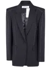 Rohe Róhe Contrast Detail Blazer In Black