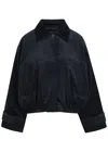 Rohe Corduroy Elasticated-hem Jacket In Blue