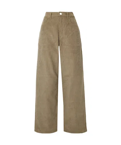Rohe Cotton-corduroy Pants In Green