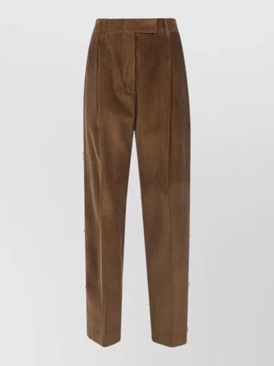Rohe Corduroy Pleated Straight-leg Tailored Trousers