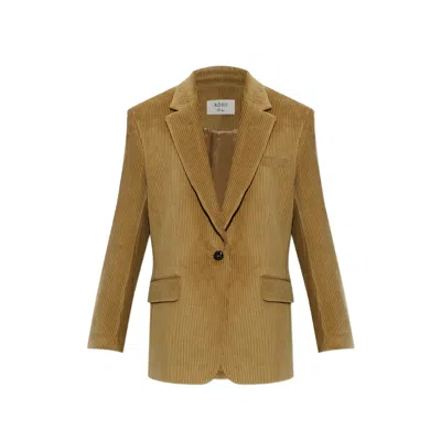 Rohe Corduroy Single-vent Blazer In Neutral