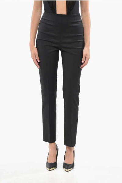 Rohe Cotton Blend Cigarette Pants In Black