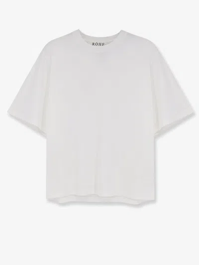 Rohe Cotton Blend T-shirt In White
