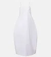 Rohe Bustier Voluminous Maxi Dress In White