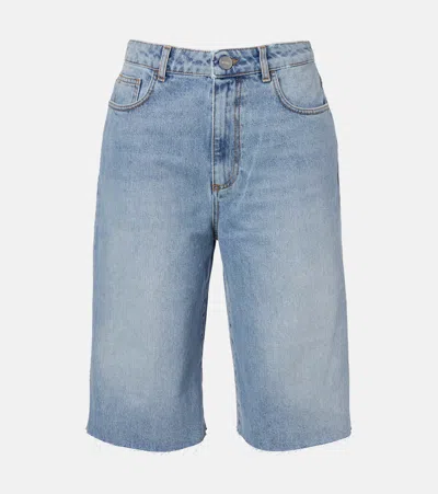 Rohe Róhe Cotton Capri Jeans In Blue