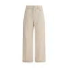 Rohe Beige Cotton Casual Pants In Multi