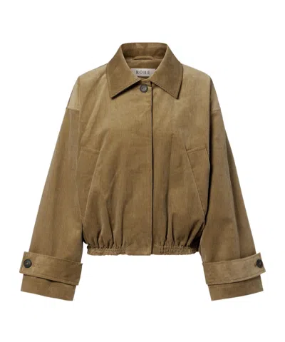 Rohe Cotton Corduroy Jacket In Brown