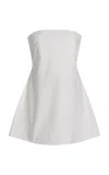 Rohe Cotton Poplin Strapless Top In White
