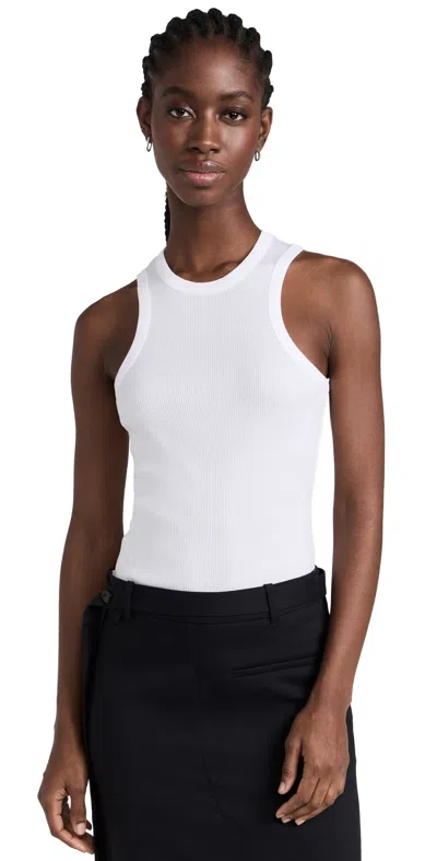 Rohe Rib Knit Tank Top In White