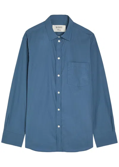 Rohe Cotton Shirt In Blue
