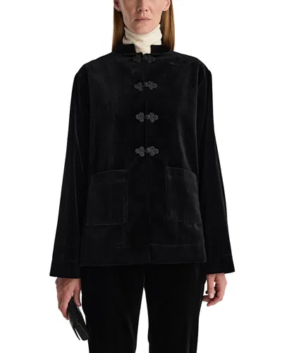 Rohe Cotton Velvet Pankou Closure Jacket In Multi