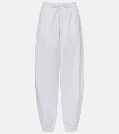 Rohe Cotton-blend Wide-leg Pants In Neutral