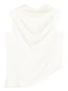 Rohe Cowl-neck Sleeveless Top In White
