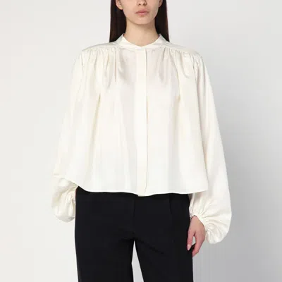 Rohe Cream-colored Silk Shirt In White