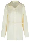 Rohe Róhe Cream Silk Shirt