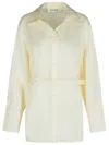 Rohe Róhe Combined Silk Poplin Vest-shirt In White