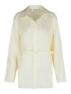 Rohe Cream Silk Shirt In White