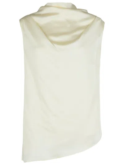 Rohe Róhe Cream Viscose Blend Tank Top In White