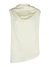 Rohe Cream Viscose Blend Tank Top In Multi