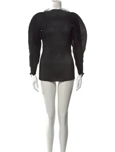 Pre-owned Rohe Crew Neck Mini Dress In Black