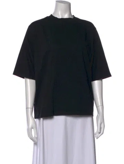 Pre-owned Rohe Crew Neck Short Sleeve T-shirt In Black