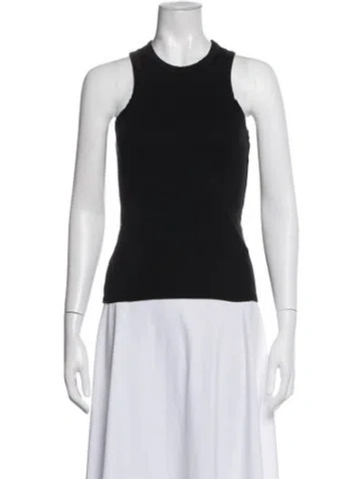 Pre-owned Rohe Crew Neck Sleeveless Top In Black