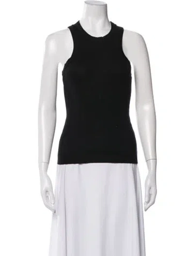 Pre-owned Rohe Crew Neck Sleeveless Top In Black
