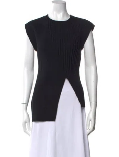 Pre-owned Rohe Crew Neck Sleeveless Top In Black