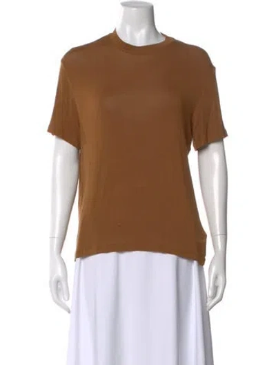 Pre-owned Rohe Crew Neck Sweater In Brown