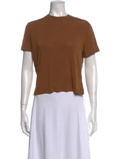 Pre-owned Rohe Crew Neck Sweater In Brown