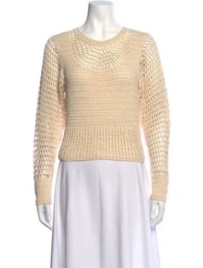 Pre-owned Rohe Crew Neck Sweater In Neutrals