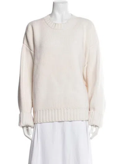 Pre-owned Rohe Crew Neck Sweater In Neutrals