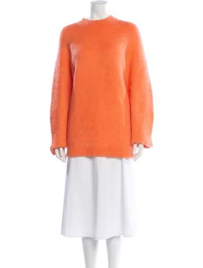 Pre-owned Rohe Crew Neck Sweater In Orange