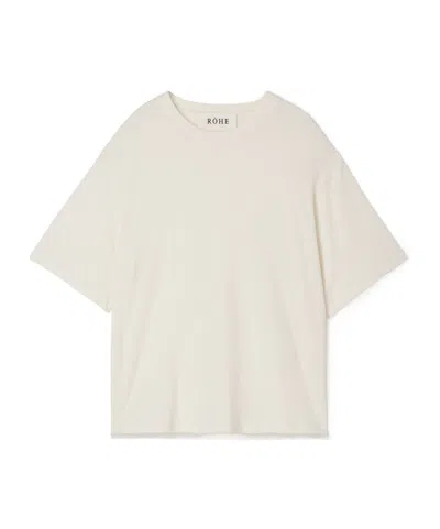 Rohe Crew-neck T-shirt In White