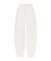 Rohe Crushed Cotton Volume Trousers Optic White In White