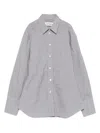 Rohe Gingham-check Button-down Shirt In Gray