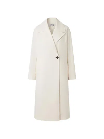 Rohe Off-centre Oversized Trench Coat In Neutral